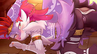 Horny Fauna Shiny Doggystyle