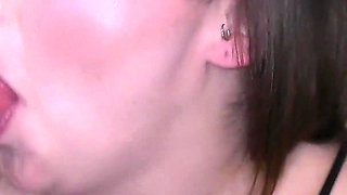 Thick Brunette Babe Pleasing Big Cocks with Her Amazing Mouth