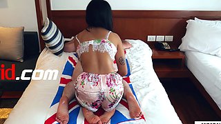 Thai teen masseus fucked by an older guy