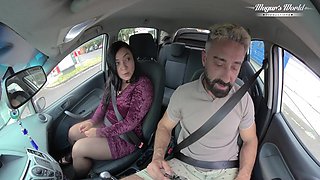 Hairy Christina Santes Banging In The Car
