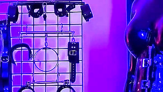 Transformed Into a Latex Kigurumi Maid