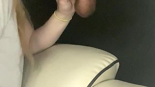 Sluttybritt Handling Daddy's Big Black Dick