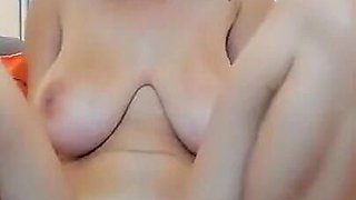 Cute Titty Brunette Masturbates with Lovense and Dildo Till Sweet Orgasm!