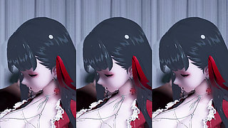 [mmd] Phut Hon; Ring; Nipple Studs; Black Stockings; Dance Sex; Orgasm