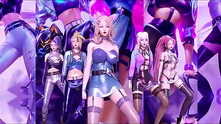 3d animated League of Legends characters strip for their fans