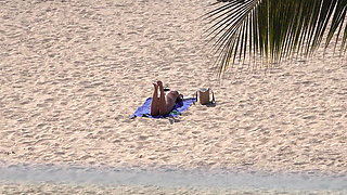 I get Fucked after the Beach with a Voyeur from the Resort