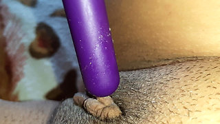 My Pussy Is Dripping and My Swollen Clit Is Shaking From an Intense Orgasm From the Vibrator