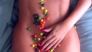 Great Big Boobs On Masturbating Redhead