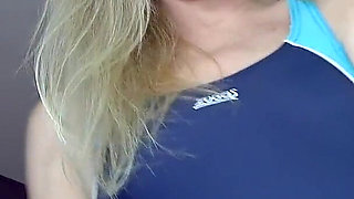 Sissy Swimsuit Slut Bend Over and Gets Fucked