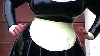 BBW Maid Serves and Sucks Cock