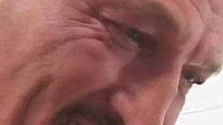 Two Horny Sluts Suck Big Hard Cock in the Public Toilet and Get Fucked Doggy Style