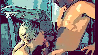 Old Times Country Side Couple Fuck in the Kitchen
