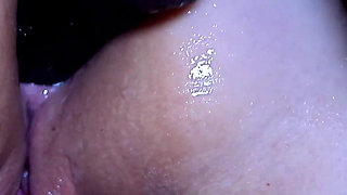 Fat Mature Squirts While Being Fucked in the Ass