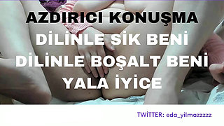 Fuck Me with Your Tongue- Cum Me with Your Tongue- Lick Me Well- Biting Talk- Dirty Talk- Turkish MILF- Big Tits- Big Ass-turk R