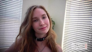 Blonde Beauty Claire Roos Gets Pissed On & Fucked So Damn Hard!