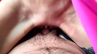 fucked a classmate in a pink dress, skinny chick fucked doggy style