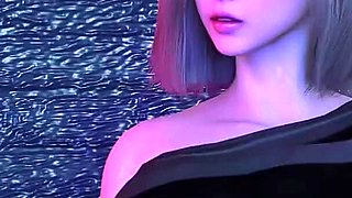 3D Huge Boobs Slut Cheating with BBC