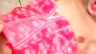 Sexy babe gets fucked and pissed in the bathroom