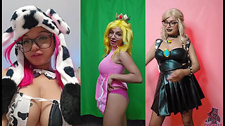 Goddess Rarity Cosplays as Peach to Give You a JOI