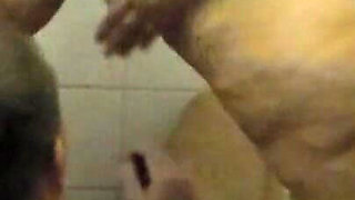 Jen Is Pissing on John in the Shower