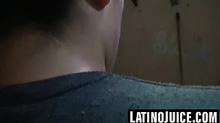 Attractive Eloy sucks me dry before facial cum shower