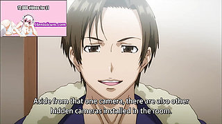 Busty housewife was fucked in the hotel (uncensored hentai English subtitles)
