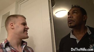 Cuck Hubby Treats His Wife Adele Sunshine to an Ass Gaping BBC