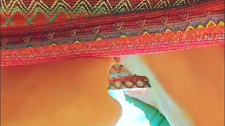 Indian summer, outdoors, wild love on hard ground