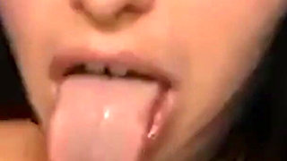 Cheating Girlfriend Sucks off Big Gloryhole Cock