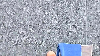 I Filmed My Famous Neighbor Sunbathing with Dental Floss on