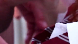 Victoria Greene’s First Schoolgirl Blowbang