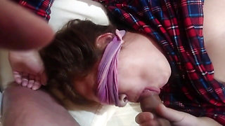 I Love Sucking My Stepson's Cock and Having Him Cum on My Face and Mouth, Delicious