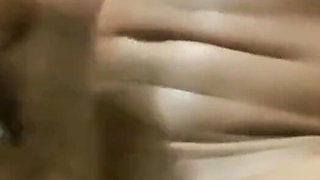 WildEnglishBBW BBC Nata4sex wanking for me while I finger my pink pussy swallowing his cum