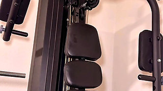 My Craziest Solo Ever - Dildo Workout at the Gym