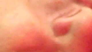 Big Titted Brunette with Huge Nipples Gets Pissed in Mouth and Then Pisses the Guy in His Mouth and Receives a Cumshot