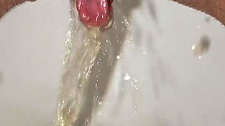 Morning Yellow Pee! Compilation! Pissing Close-up! POV!