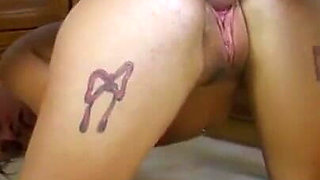 Massive ass bitch with trimmed pussy rammed anally