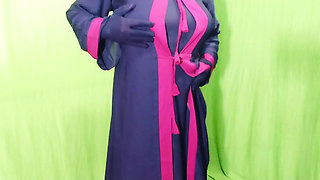 Beautiful Amena Bhabhi has sex indoors wearing a burqa and hijab