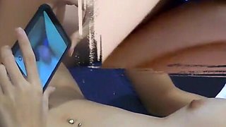 Art of Japanese Sumata, cock rubbing clit