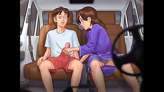 Mom son cartoon game, mother son, cartoon hot mom