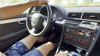Picking up a babe for BDSM sex near the beach