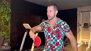 After a Game of Ping Pong, a Colombian Woman Sucks a Big Cock - Athenea Rose and Duncan Saint