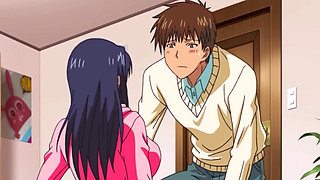 First Time with my Hairy Stepsis, Her Pussy is Completely Drenched - Uncensored Hentai