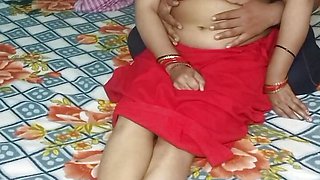 Beautiful bhabhi having romance.