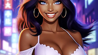 Vanessa Anime Sexy Stripping