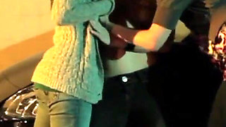 After the festivities the sluts fuck the waitress on the bonnet of the car