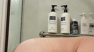 Tried to Do a Sexy Shower Video with My New Dildo, but It Was Actually Super Hard to Get Into Position and Kept Slipping.