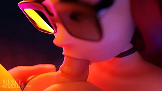 Velma Halloween Animation (blenderknight, Lewdheart)