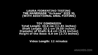 Laura Fiorentino Testing The Handmade Vulkano Size XL (With Additional