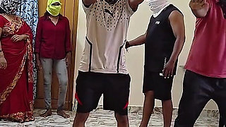 Boxing Coach and Student Fucks Mother and Daughter